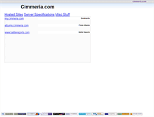 Tablet Screenshot of cimmeria.com